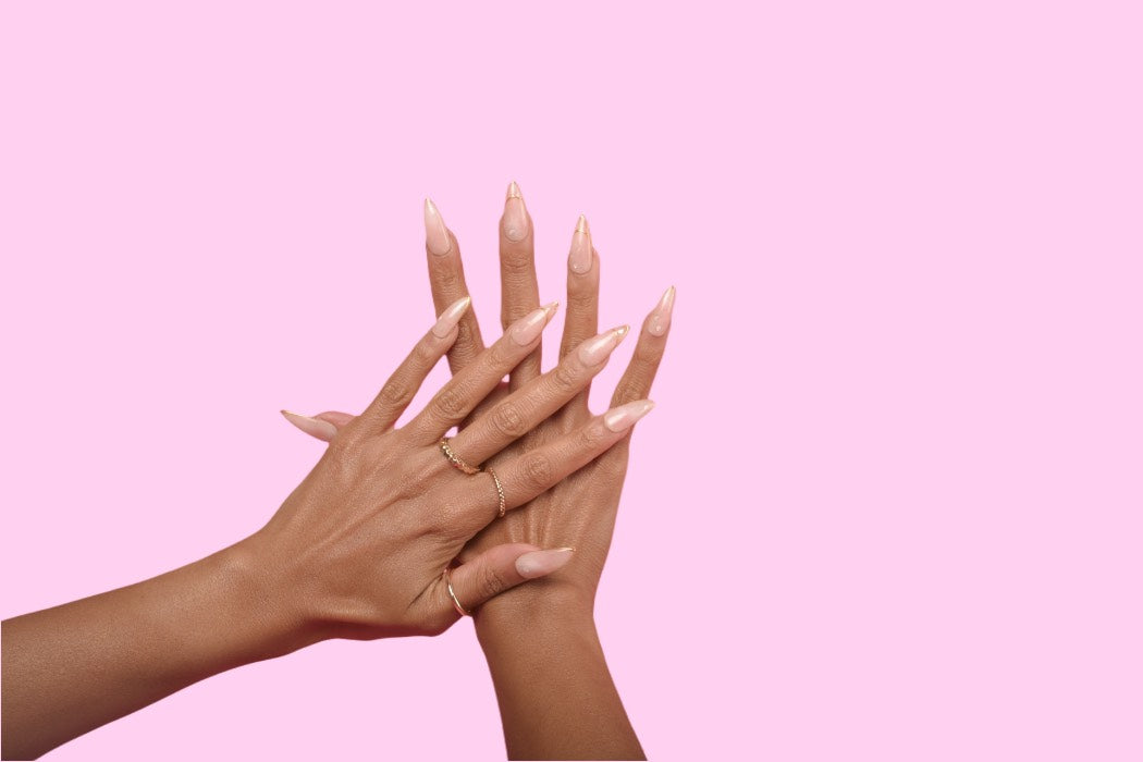Pressed By Renee, High Quality Press On Nails, Gold Digger