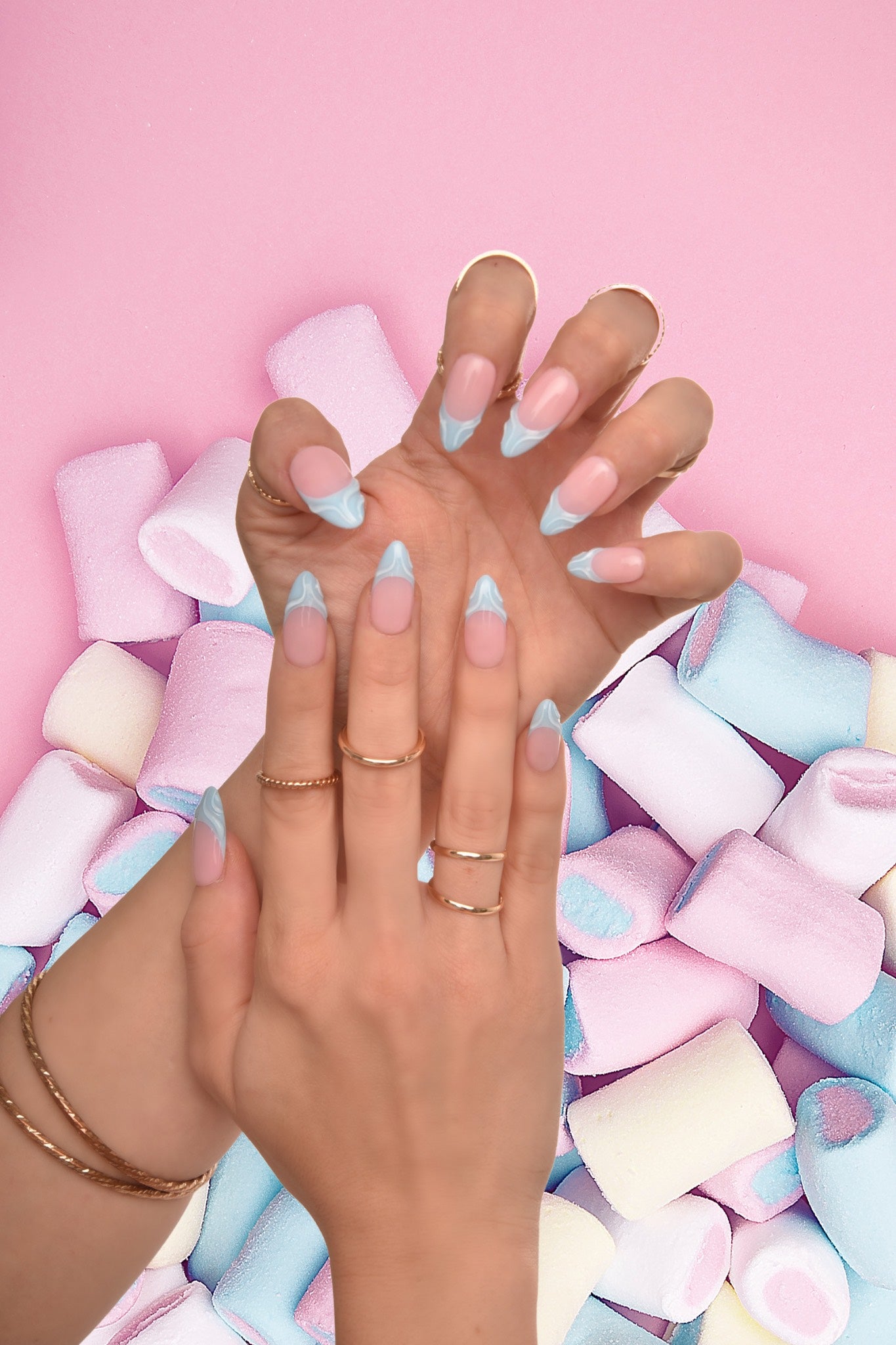 Pressed By Renee, High Quality Press On Nails, In 2 The Blue