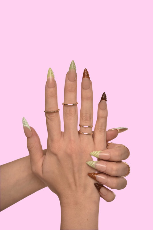Pressed By Renee, High Quality Press On Nails, Down 2 Earth