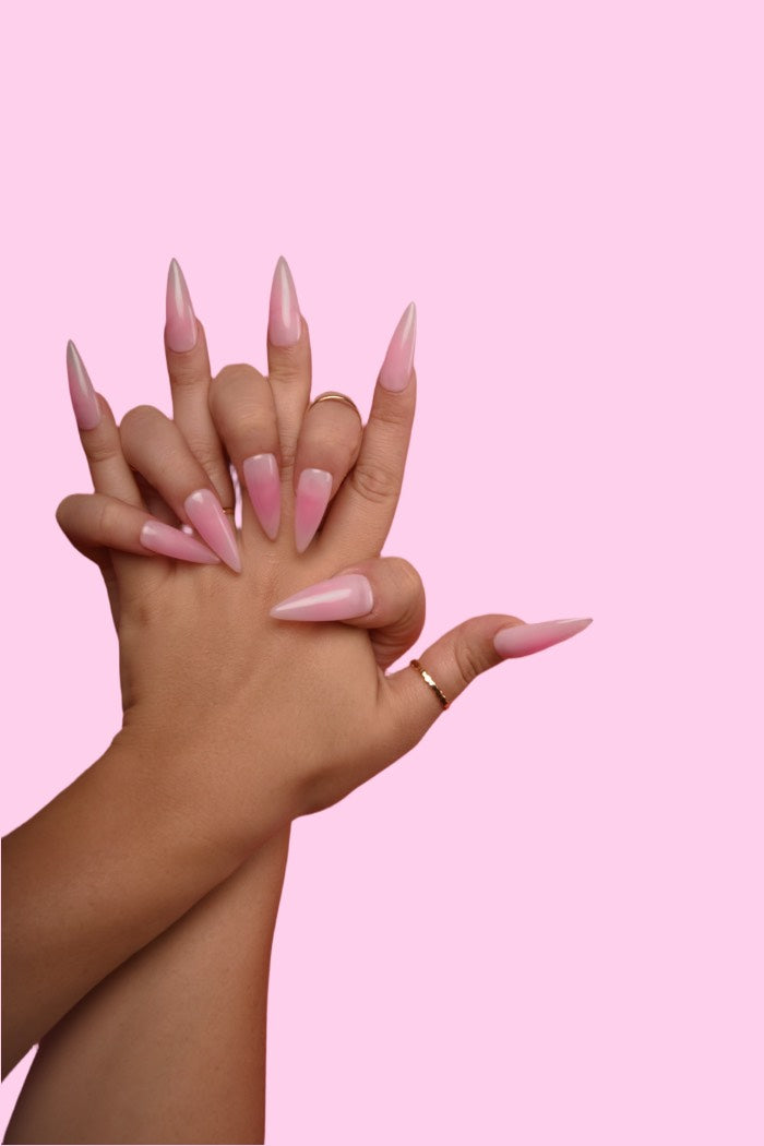 Pressed By Renee, High Quality Press On Nails, Fairy Floss