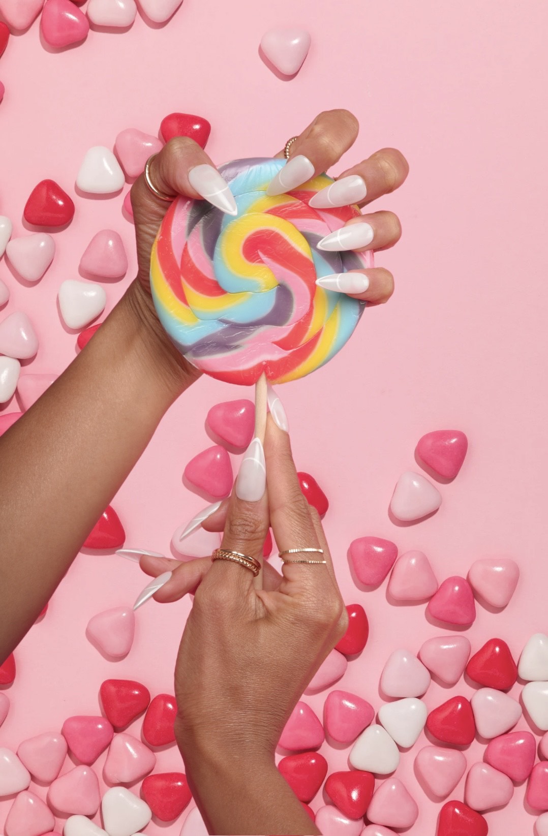 Pressed By Renee, High Quality Press On Nails, Milk