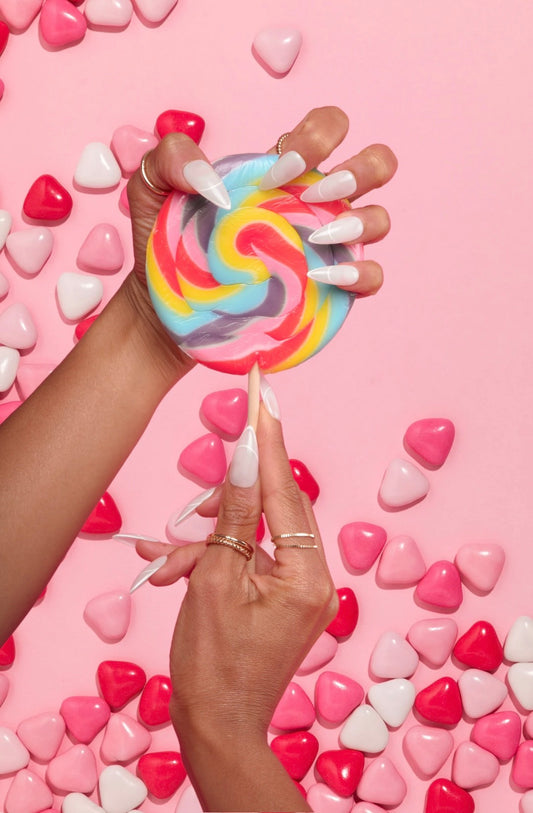 Pressed By Renee, High Quality Press On Nails, Milk