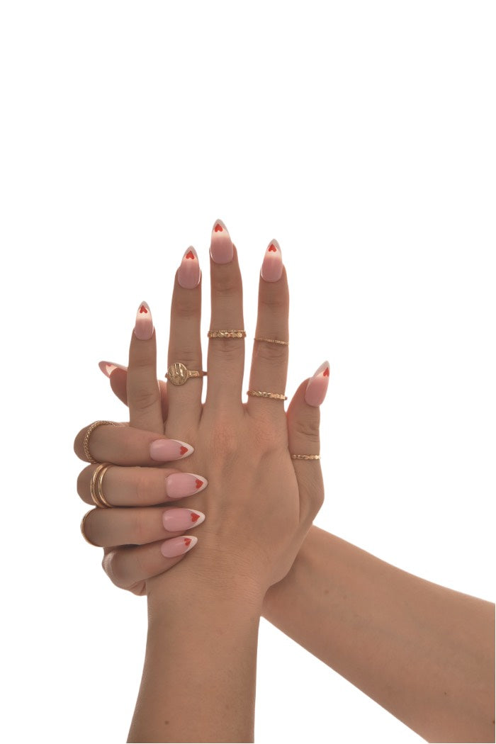Pressed By Renee, High Quality Press On Nails, Sweet Heart